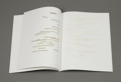 Michalis Pichler, Un Coup de Dés Jamais NAbolira Le Hasard, 2008, paper version: 32 pages, 32,5 x 25 cm, greatest hits, Berlin