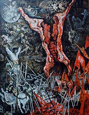 Boeufs écorchés (crucifixions détournées) Gilles-caron-le-boeuf-ecorche-dettaglio-1968